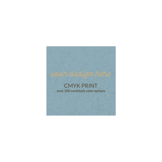 Square Card | CMYK Print | 3" x 3"
