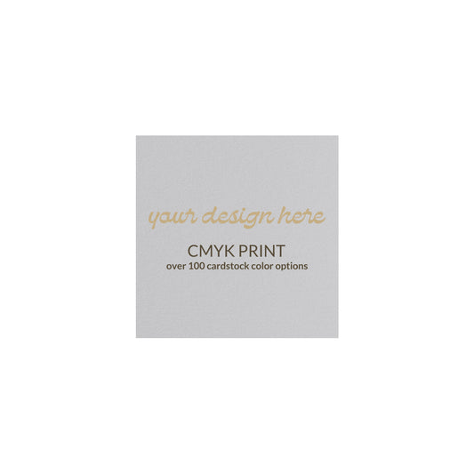 Square Card | CMYK Print | 3.5" x 3.5"
