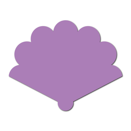 Wedding Program Fan | SVG Template - Shape 13