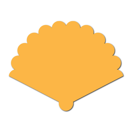Wedding Program Fan | SVG Template - Shape 15