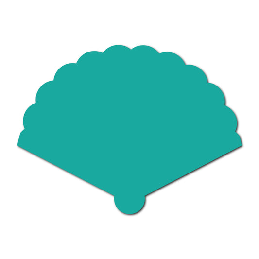 Wedding Program Fan | SVG Template - Shape 16