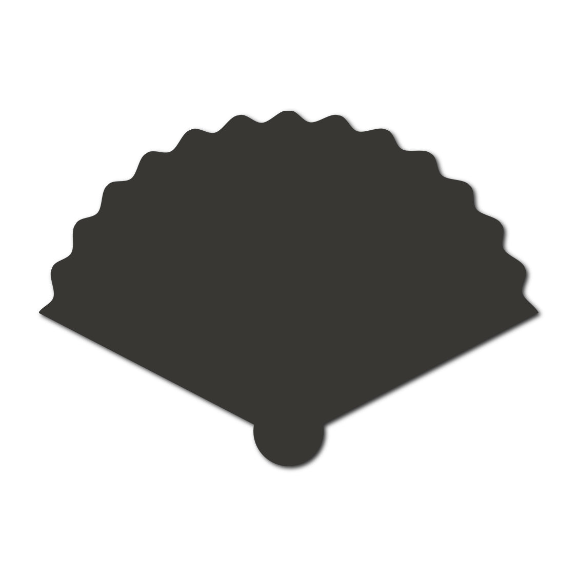 Wedding Program Fan | SVG Template - Shape 17