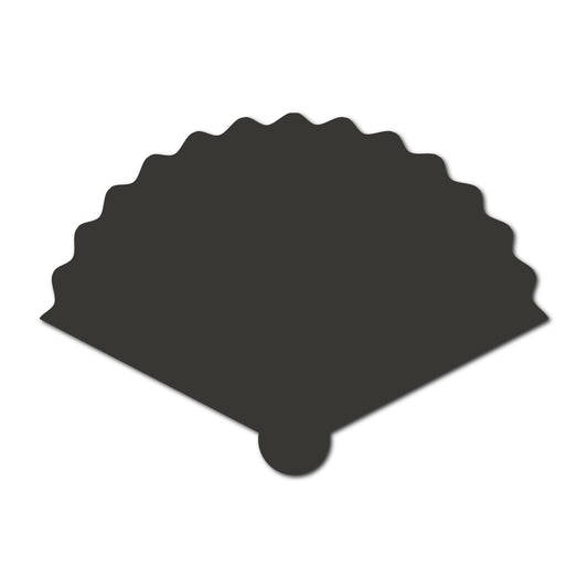 Wedding Program Fan | SVG Template - Shape 17