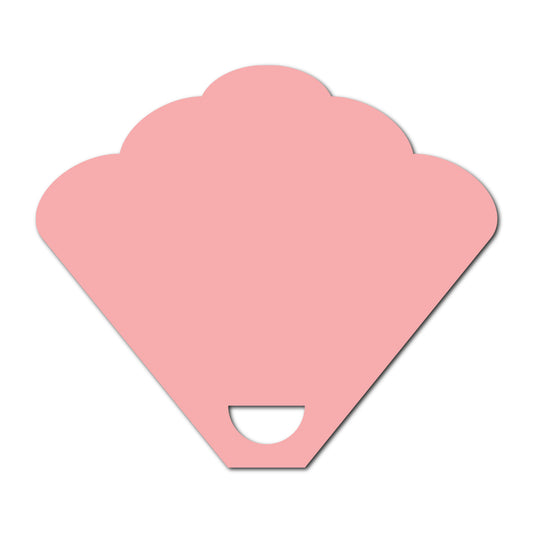 Wedding Program Fan | SVG Template - Shape 18