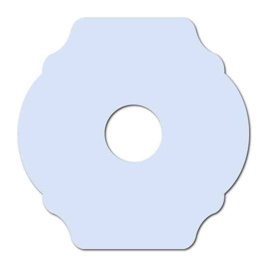 Wine Glass Charm Place Card | SVG Template - Shape 13