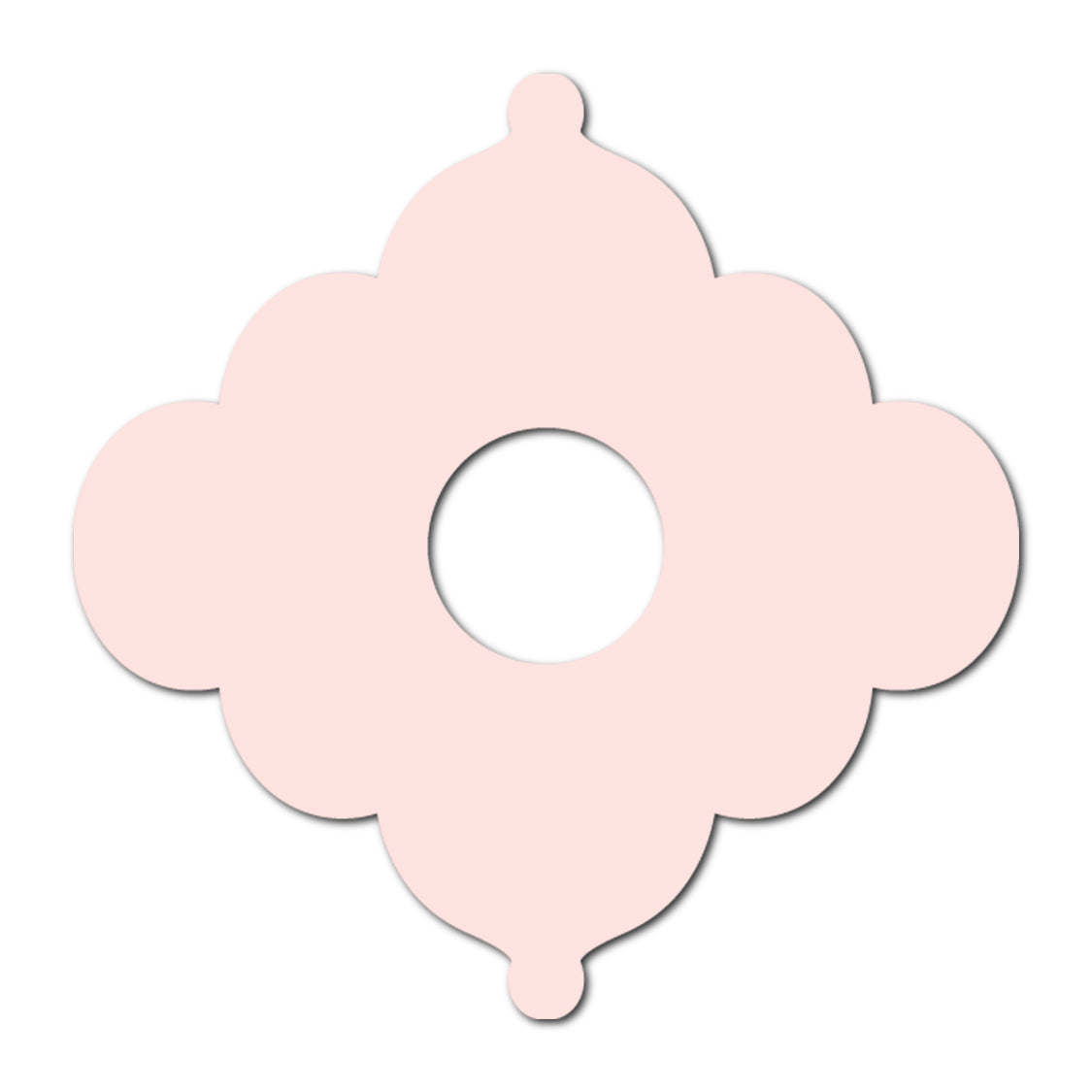 Wine Glass Charm Place Card | SVG Template - Shape 16