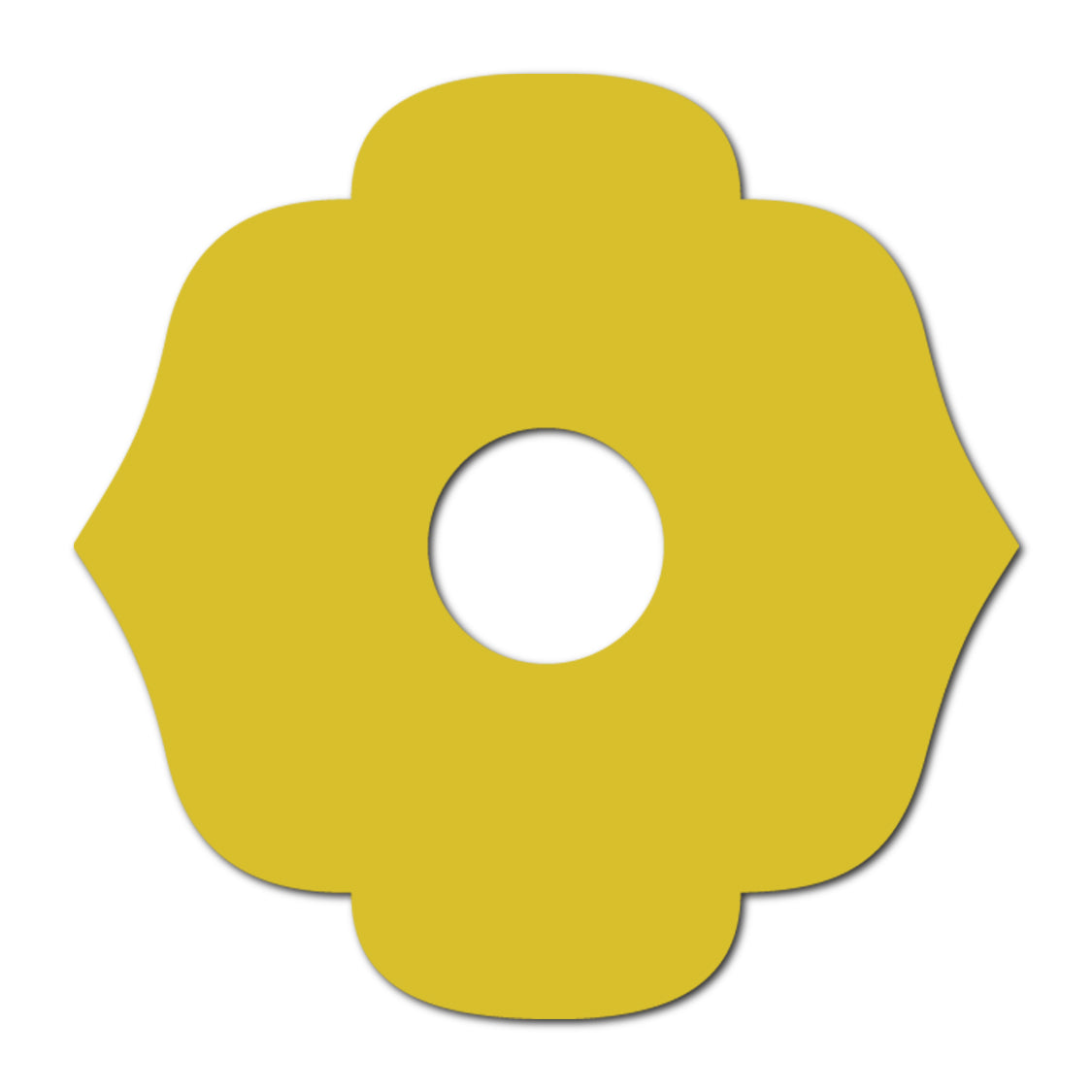 Wine Glass Charm Place Card | SVG Template - Shape 1