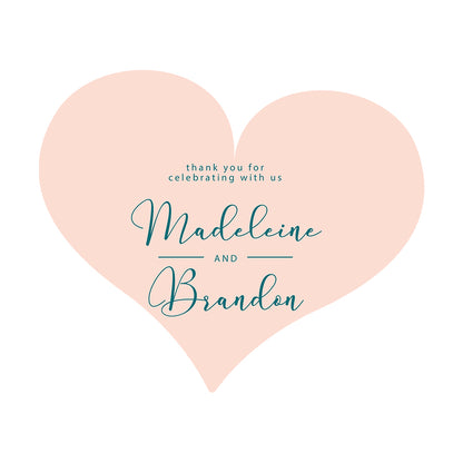 Signature Shape Custom Wedding Signage - Shape 89