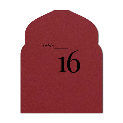 Individually Personalized Wedding Prints on Diecut Cardstock - Arabian Shape