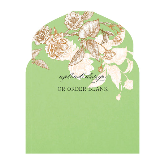 Custom Wedding Prints on Diecut Shaped Cardstock | Arabian Shape