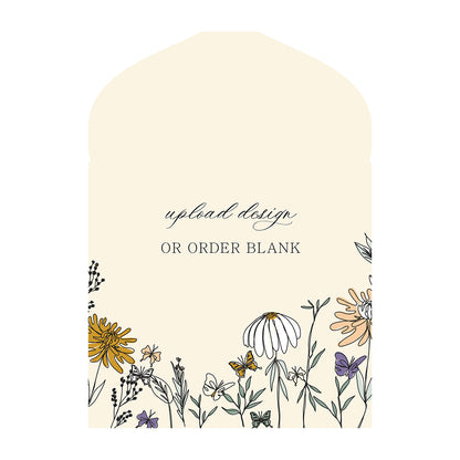 Custom Wedding Prints on Diecut Shaped Cardstock | Arabian Shape
