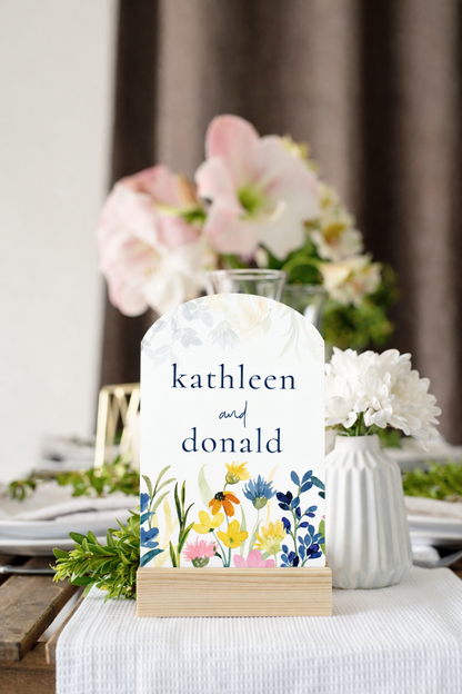 Personalized Wedding Signs | Fully Custom Print | Signature Archway Shape