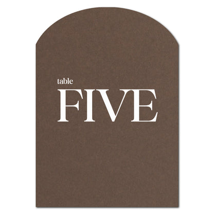 Individually Personalized Wedding Prints on Diecut Cardstock - Archway Shape