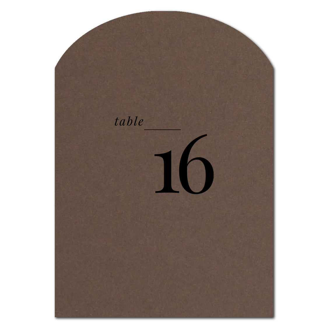 Individually Personalized Wedding Prints on Diecut Cardstock - Archway Shape