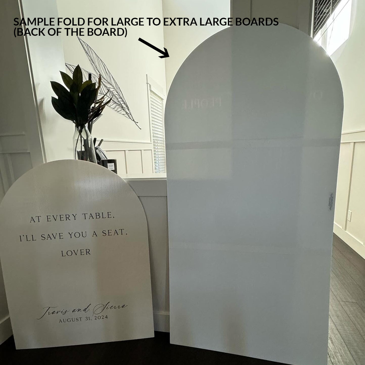 Signature Shape Custom Wedding Signage - Shape 35