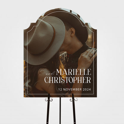 Personalized Wedding Signs | Fully Custom Print | Signature Traditional Shape