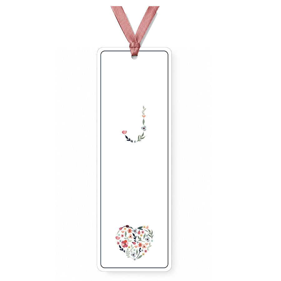 Free Bookmark Place Card Template Download for Weddings - J