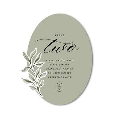 Free Botanical Wedding Sign Template | For Welcome Signs, Seating Charts, Bar Menus