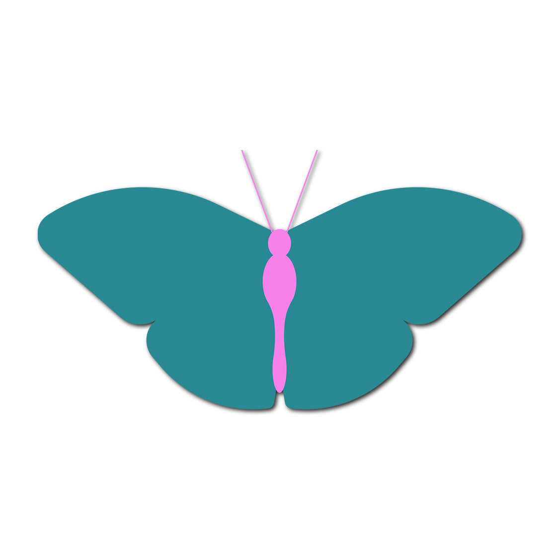 Butterfly SVG PNG Template - Shape 14