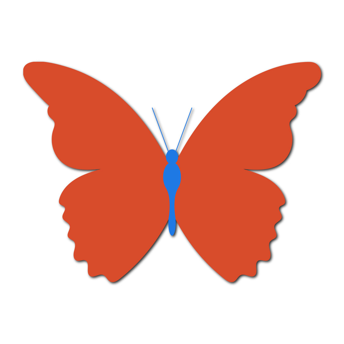 Butterfly SVG PNG Template - Shape 20