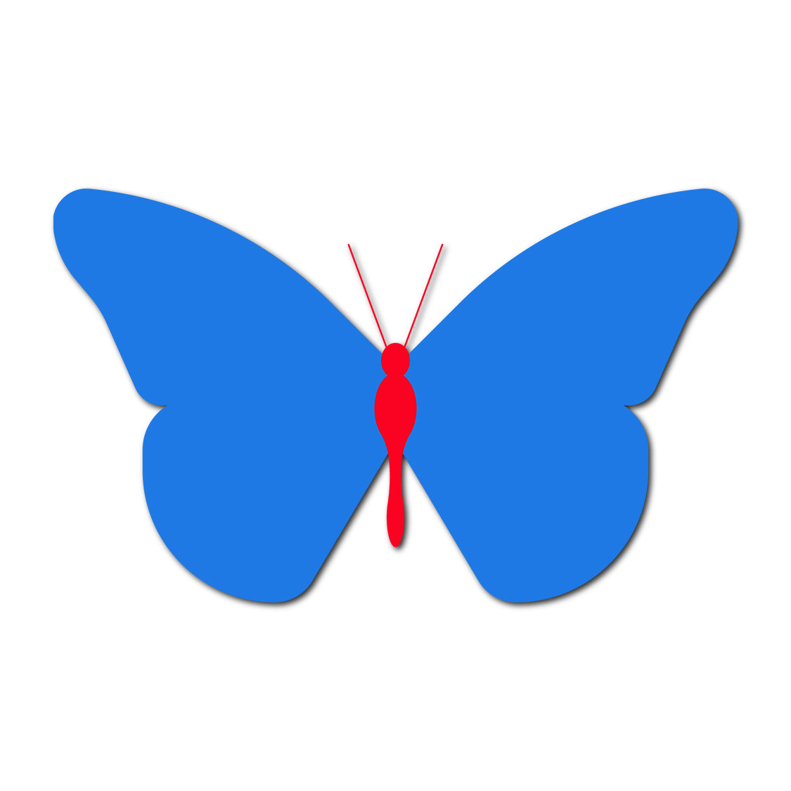 Butterfly SVG PNG Template - Shape 22