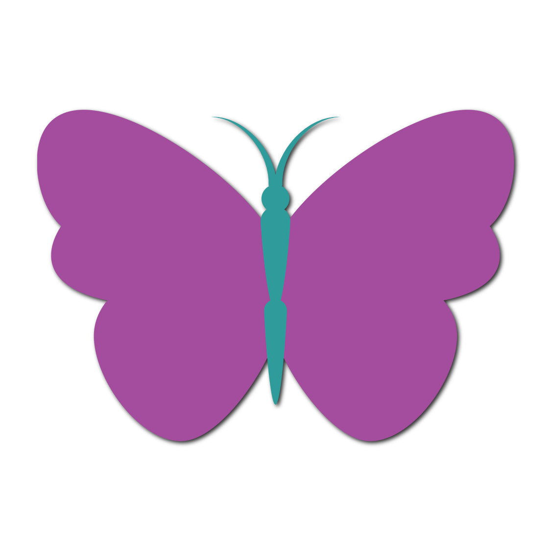 Butterfly SVG PNG Template - Shape 23