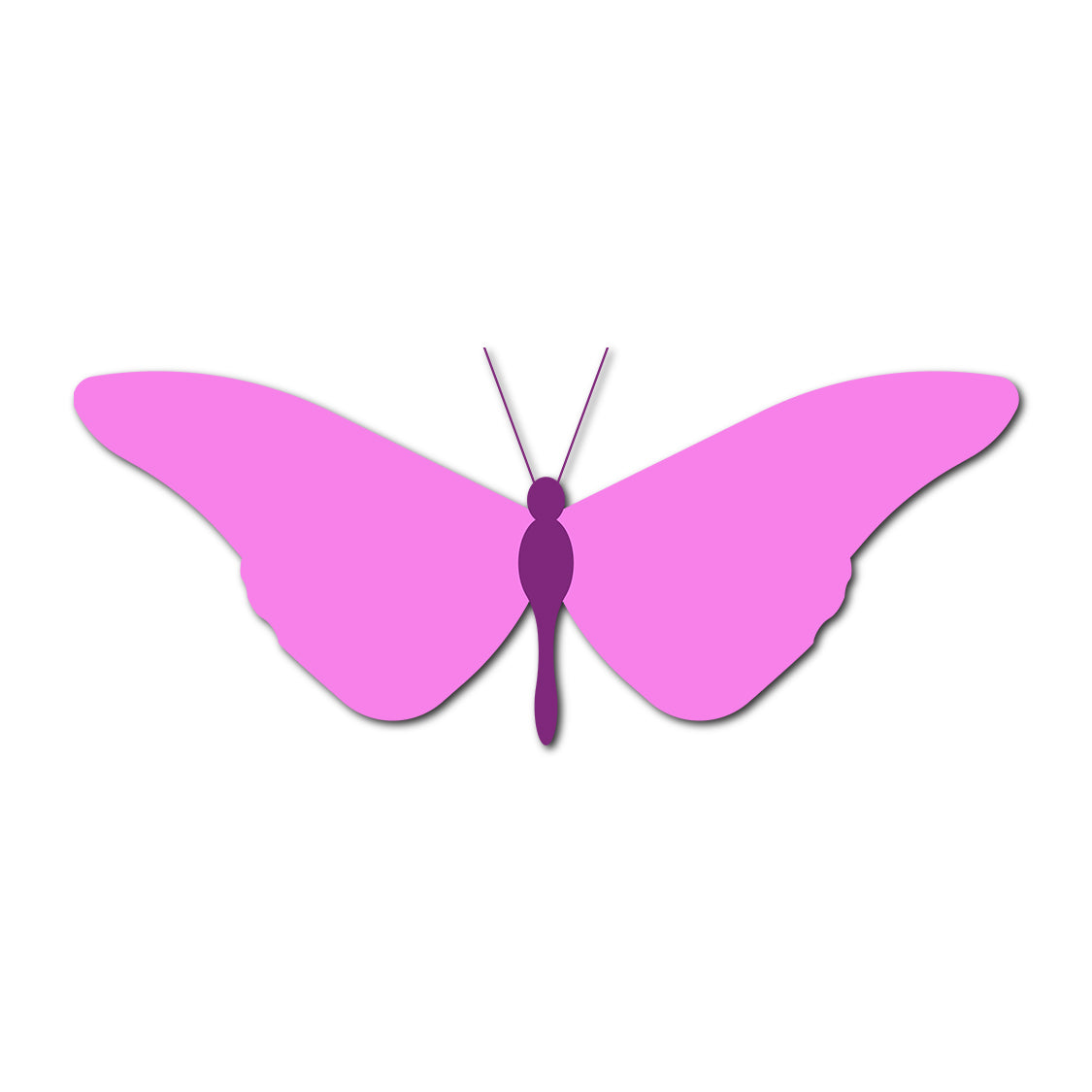 Butterfly SVG PNG Template - Shape 24