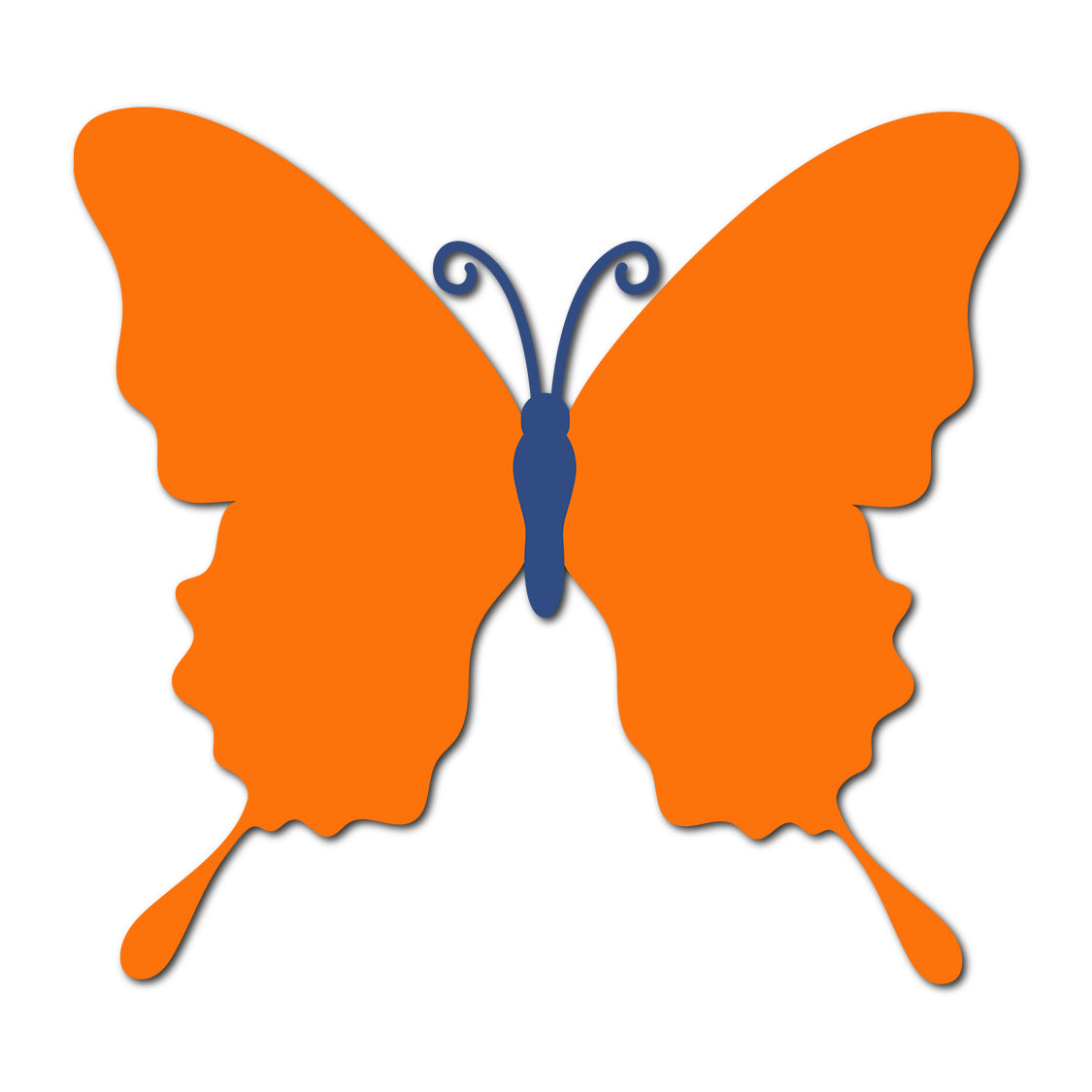Butterfly SVG PNG Template - Shape 27