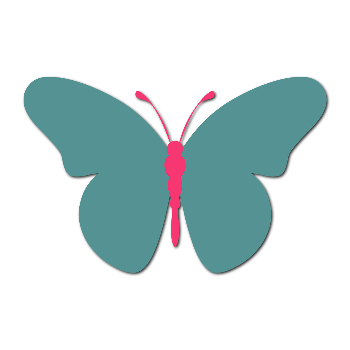 Butterfly SVG PNG Template - Shape 30