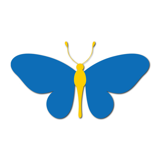 Butterfly SVG PNG Template - Shape 32