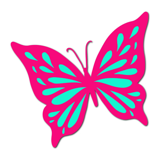 Butterfly SVG PNG Template - Shape 33