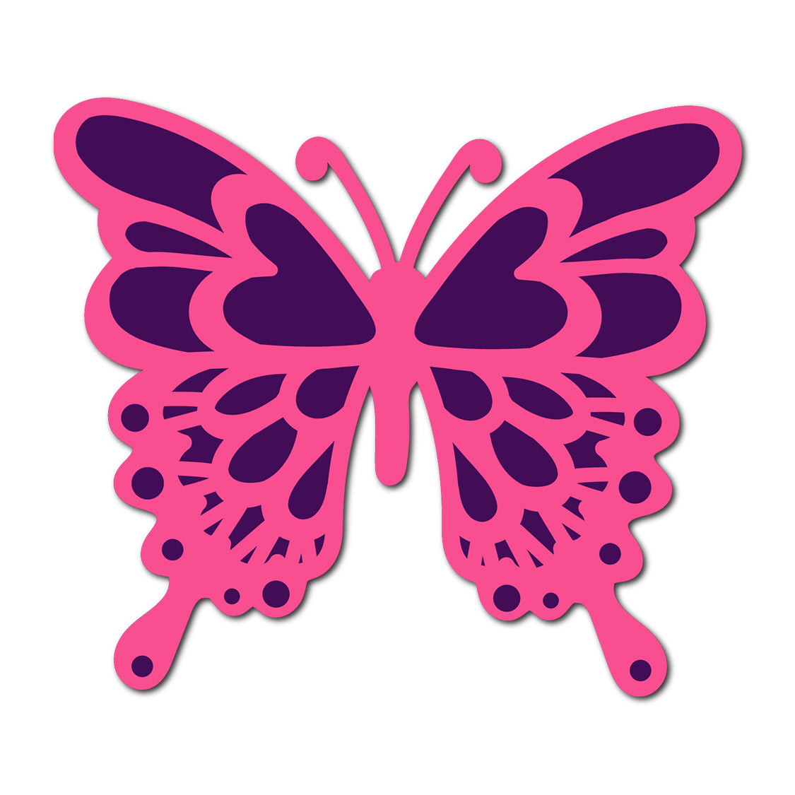 Butterfly SVG PNG Template - Shape 35