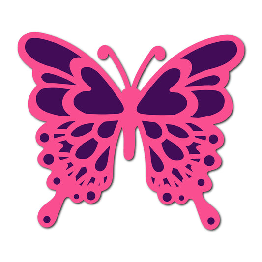 Butterfly SVG PNG Template - Shape 35