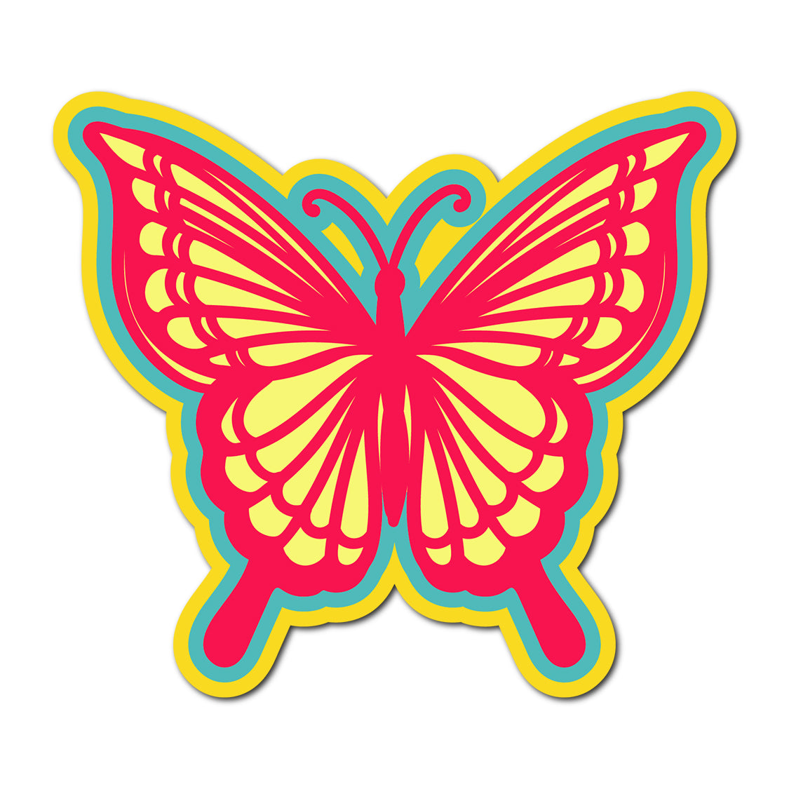 Butterfly SVG PNG Template - Shape 38