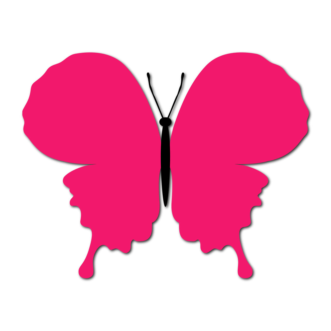 Butterfly SVG PNG Template - Shape 3