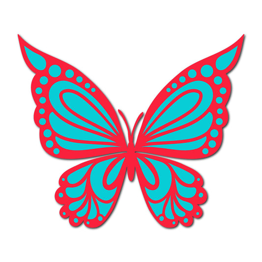 Butterfly SVG PNG Template - Shape 40