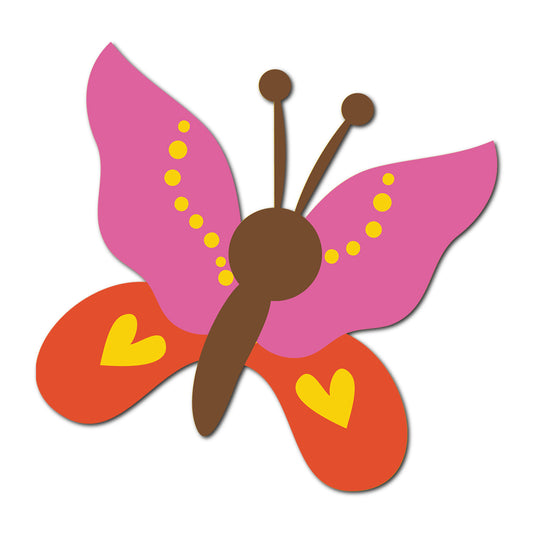 Butterfly SVG PNG Template - Shape 42