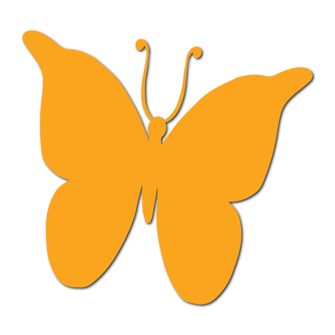 Butterfly SVG PNG Template - Shape 55