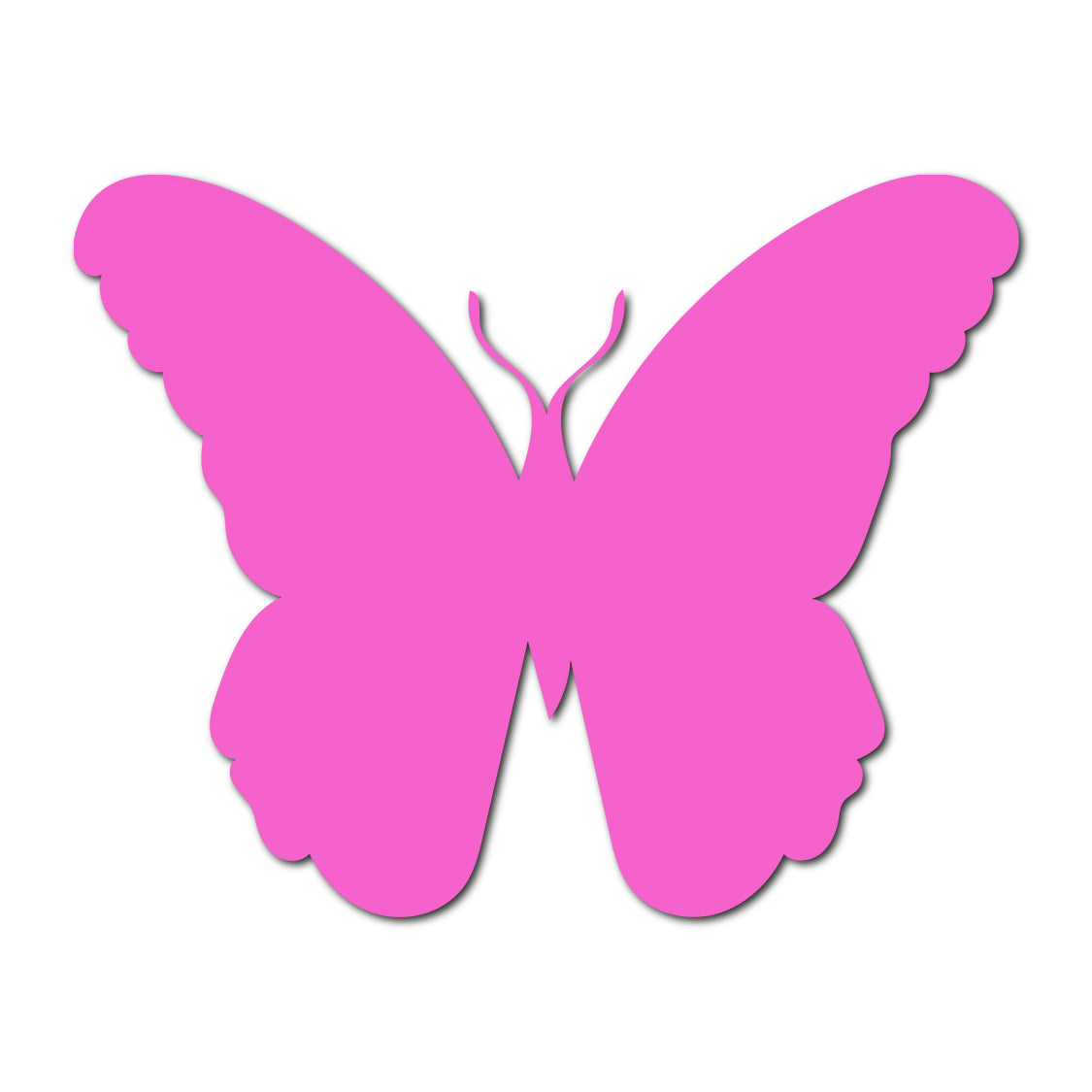 Butterfly SVG PNG Template - Shape 6