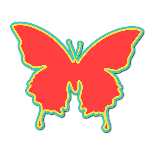 Butterfly SVG PNG Template - Shape 75