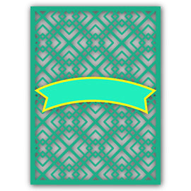 Cardmaking SVG PNG Template | Laser Cut Style - Shape 29
