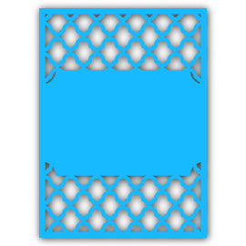 Cardmaking SVG PNG Template | Laser Cut Style - Shape 36
