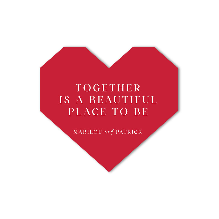 Signature Shape Custom Wedding Signage - Shape 98