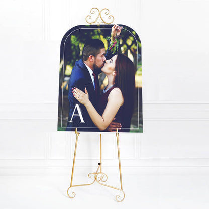 Personalized Wedding Signs | Fully Custom Print | Signature Vintage Arch Shape