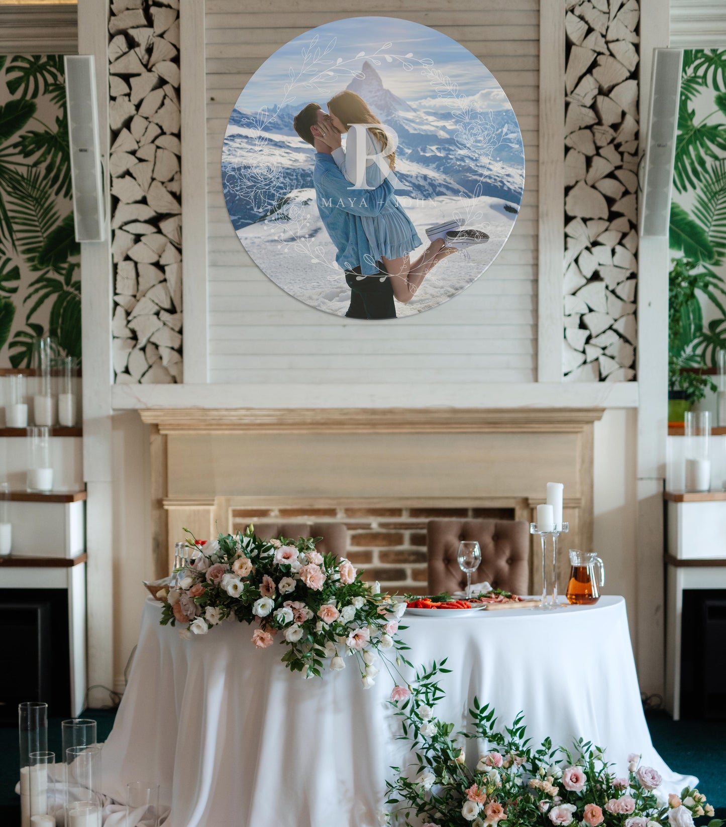 Custom Circle Coroplast Signs