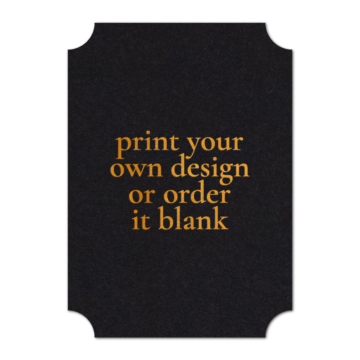 Custom Wedding Prints on Diecut Shaped Cardstock | Classic Shape
