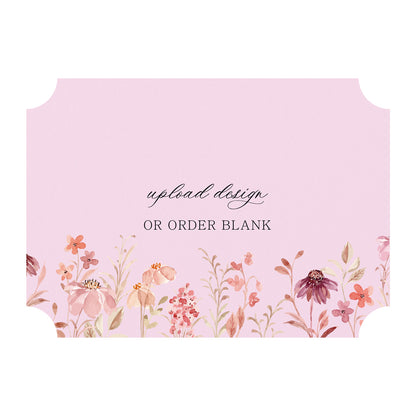 Custom Wedding Prints on Diecut Shaped Cardstock | Classic Shape