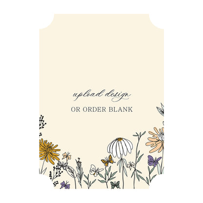 Custom Wedding Prints on Diecut Shaped Cardstock | Classic Shape