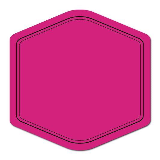 Wedding Label with Classic Double Border | SVG PNG Template - Shape 10