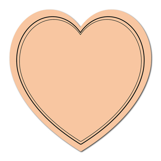Wedding Label with Classic Double Border | SVG PNG Template - Shape 11